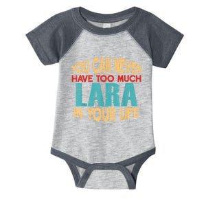 Funny Lara Personalized First Name Joke Item Infant Baby Jersey Bodysuit