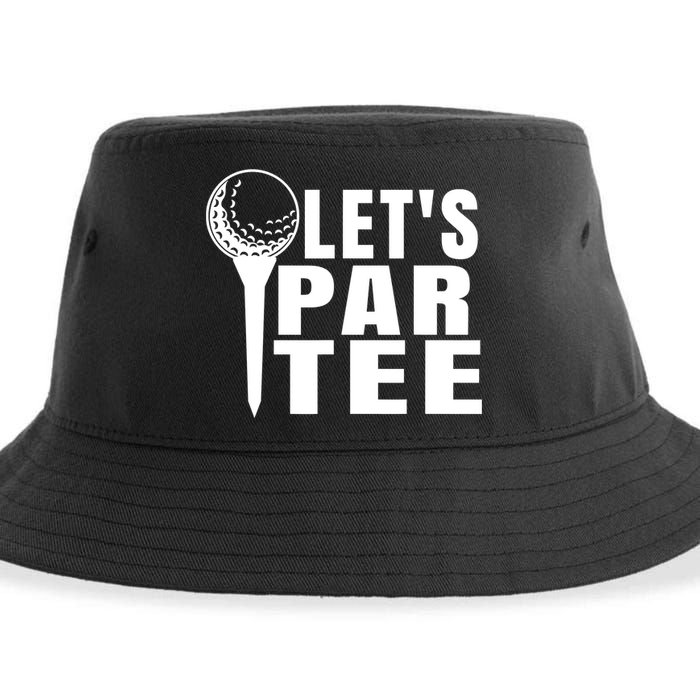 Funny Let's Par Tee Funny Golf For Golfer Partee Sustainable Bucket Hat