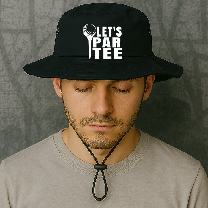 Funny Let's Par Tee Funny Golf For Golfer Partee Bucket Hat