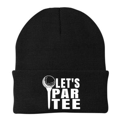 Funny Let's Par Tee Funny Golf For Golfer Partee Beanie