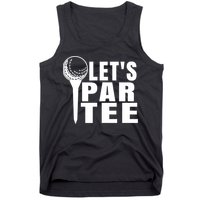 Funny Let's Par Tee Funny Golf For Golfer Partee Tank Top