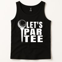 Funny Let's Par Tee Funny Golf For Golfer Partee Tank Top