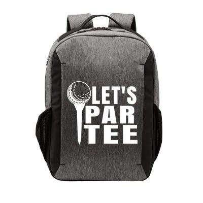 Funny Let's Par Tee Funny Golf For Golfer Partee Vector Backpack