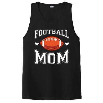 Football Lover Player Funny Coach Trainer Mommy Mom Gift PosiCharge Competitor Tank