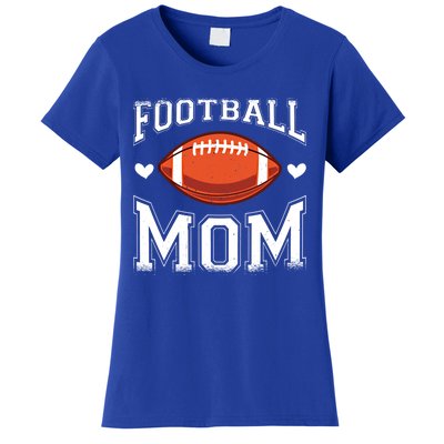 Football Lover Player Funny Coach Trainer Mommy Mom Gift Women's T-Shirt