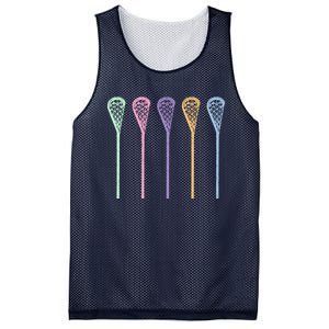 Funny Lacrosse Player Girl Gift Lax Sticks Cute Gift Mesh Reversible Basketball Jersey Tank