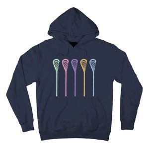 Funny Lacrosse Player Girl Gift Lax Sticks Cute Gift Tall Hoodie