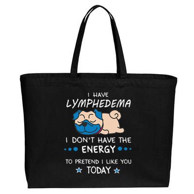 Funny Lymphedema Patients Awareness Lymphedema Warrior Cotton Canvas Jumbo Tote