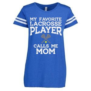 Favorite Lacrosse Player Mom Cool Mothers Day Lax Mama Wo Enza Ladies Jersey Football T-Shirt