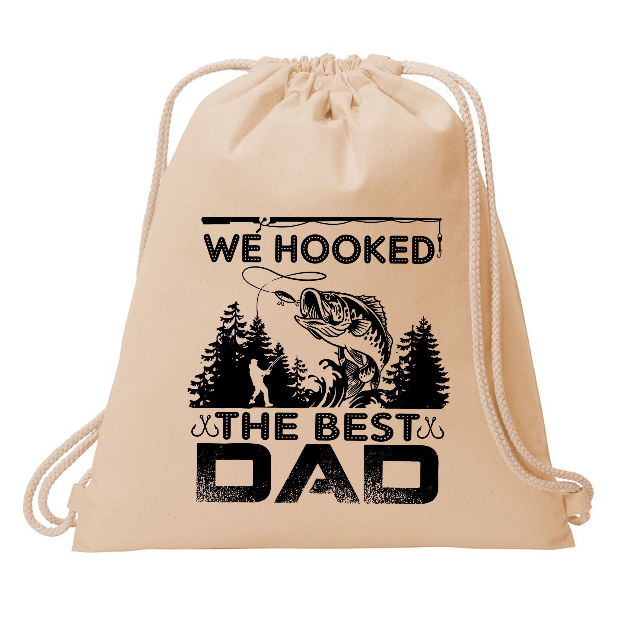 Fishing Lovers Perfect Gift Drawstring Bag