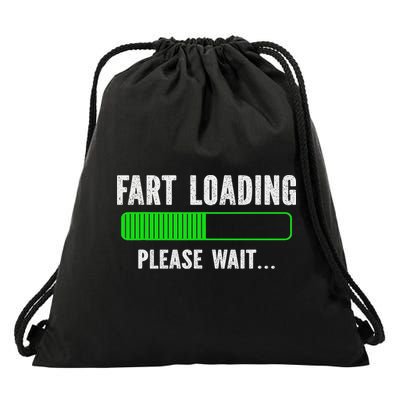 Fart Loading Please Wait Drawstring Bag