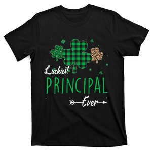 Funny Luckiest Principal Ever St Patrick's Day T-Shirt