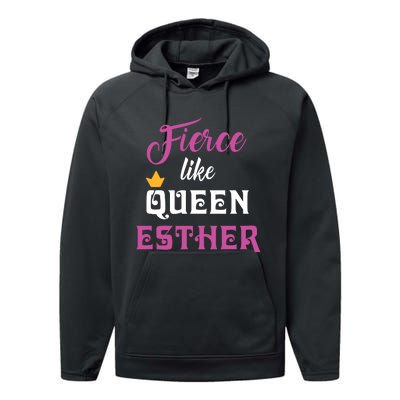 Fierce Like Queen Esther Purim Party Performance Fleece Hoodie