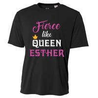 Fierce Like Queen Esther Purim Party Cooling Performance Crew T-Shirt