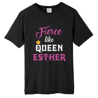 Fierce Like Queen Esther Purim Party Tall Fusion ChromaSoft Performance T-Shirt