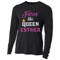 Fierce Like Queen Esther Purim Party Cooling Performance Long Sleeve Crew