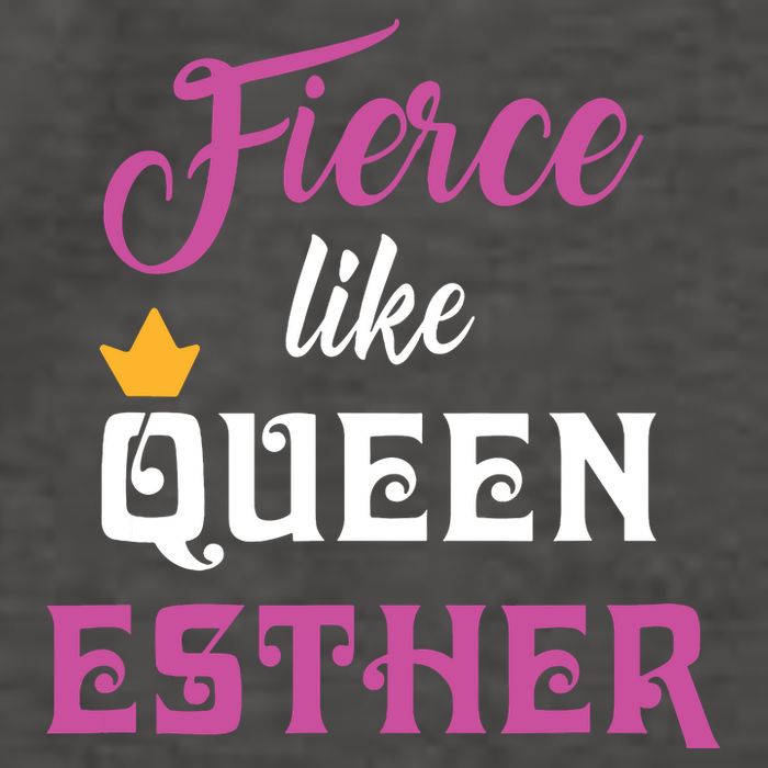 Fierce Like Queen Esther Purim Party Vector Backpack