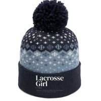 Funny Lacrosse Quote Definition The Baniff Cuffed Pom Beanie