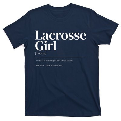 Funny Lacrosse Quote Definition T-Shirt