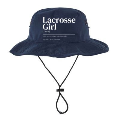 Funny Lacrosse Quote Definition Legacy Cool Fit Booney Bucket Hat