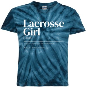 Funny Lacrosse Quote Definition Kids Tie-Dye T-Shirt