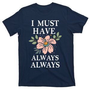 Flower Lover Quote Claude Monet T-Shirt