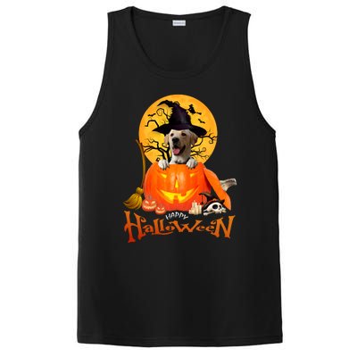 Funny Labrador Retriever1 Spooky Halloween PosiCharge Competitor Tank