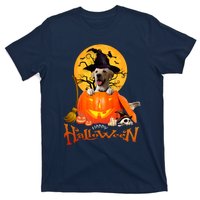 Funny Labrador Retriever1 Spooky Halloween T-Shirt