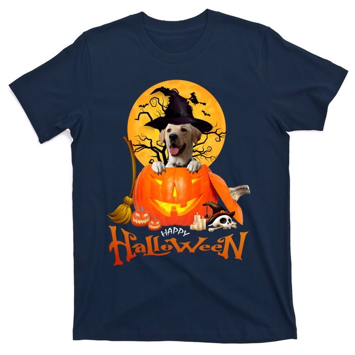 Funny Labrador Retriever1 Spooky Halloween T-Shirt