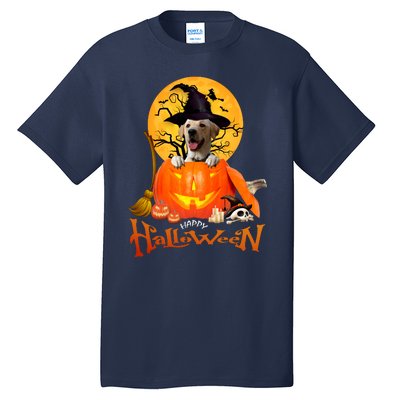 Funny Labrador Retriever1 Spooky Halloween Tall T-Shirt