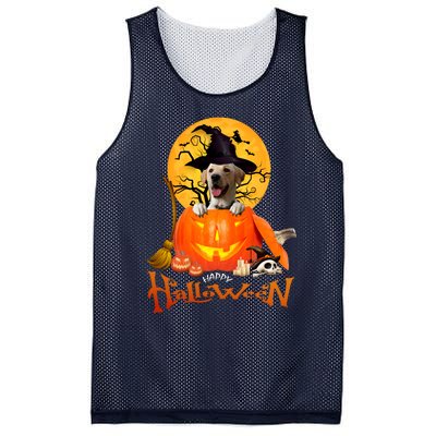 Funny Labrador Retriever1 Spooky Halloween Mesh Reversible Basketball Jersey Tank