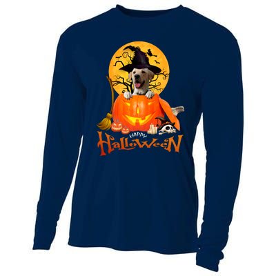 Funny Labrador Retriever1 Spooky Halloween Cooling Performance Long Sleeve Crew