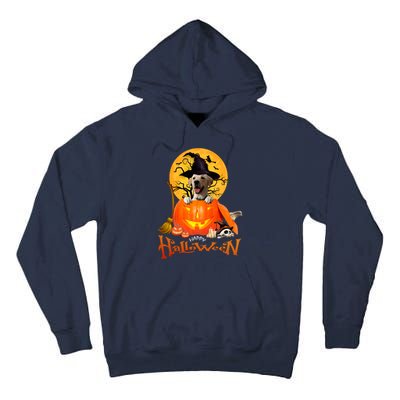 Funny Labrador Retriever1 Spooky Halloween Tall Hoodie