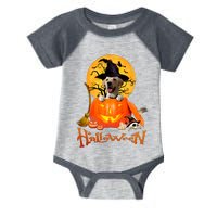 Funny Labrador Retriever1 Spooky Halloween Infant Baby Jersey Bodysuit