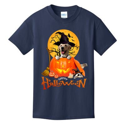 Funny Labrador Retriever1 Spooky Halloween Kids T-Shirt