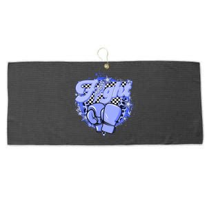 Fights Leopard Retro Colon Cancer Awareness Survivor Warrior Great Gift Large Microfiber Waffle Golf Towel