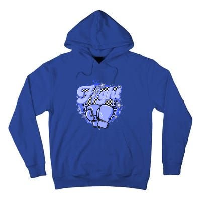 Fights Leopard Retro Colon Cancer Awareness Survivor Warrior Great Gift Tall Hoodie