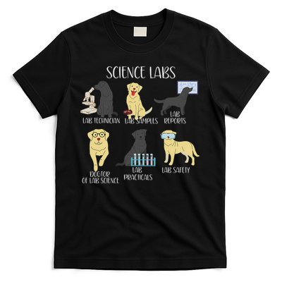 Funny Labrador Retriever Science Labs Teacher Lab Dog Lover T-Shirt
