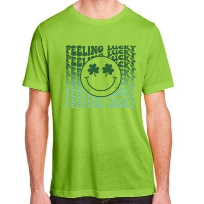 Feeling Lucky Retro St Patricks Adult ChromaSoft Performance T-Shirt