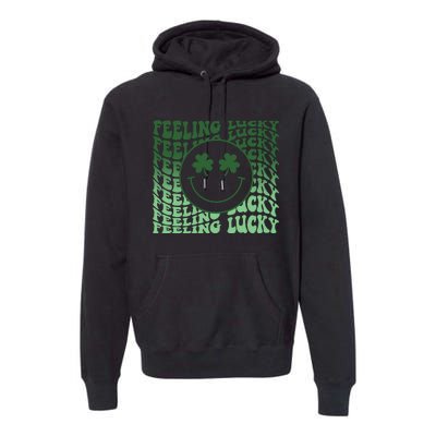 Feeling Lucky Retro St Patricks Premium Hoodie