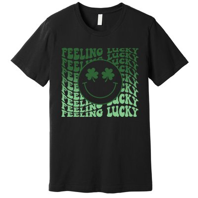 Feeling Lucky Retro St Patricks Premium T-Shirt