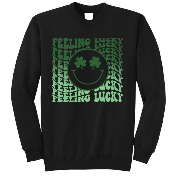 Feeling Lucky Retro St Patricks Tall Sweatshirt