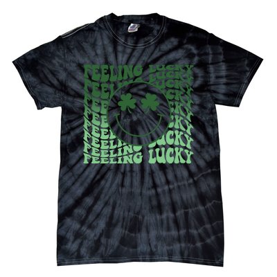 Feeling Lucky Retro St Patricks Tie-Dye T-Shirt