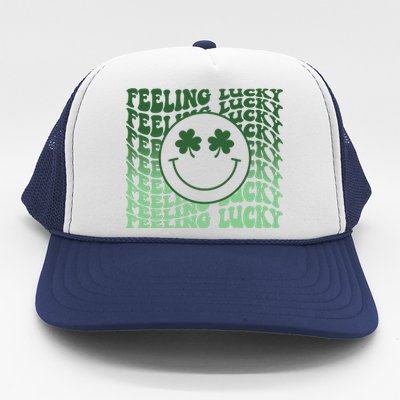 Feeling Lucky Retro St Patricks Trucker Hat