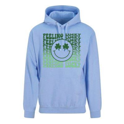 Feeling Lucky Retro St Patricks Unisex Surf Hoodie