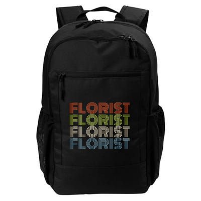 Flower Lover Retro Vintage Cool Florist Backpack