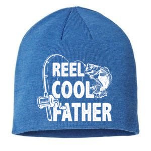 Family Lover Reel Cool Father Fishing Fisher Fisher Gift Sustainable Beanie