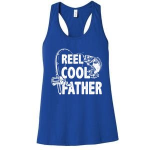 Family Lover Reel Cool Father Fishing Fisher Fisher Gift Women's Racerback Tank