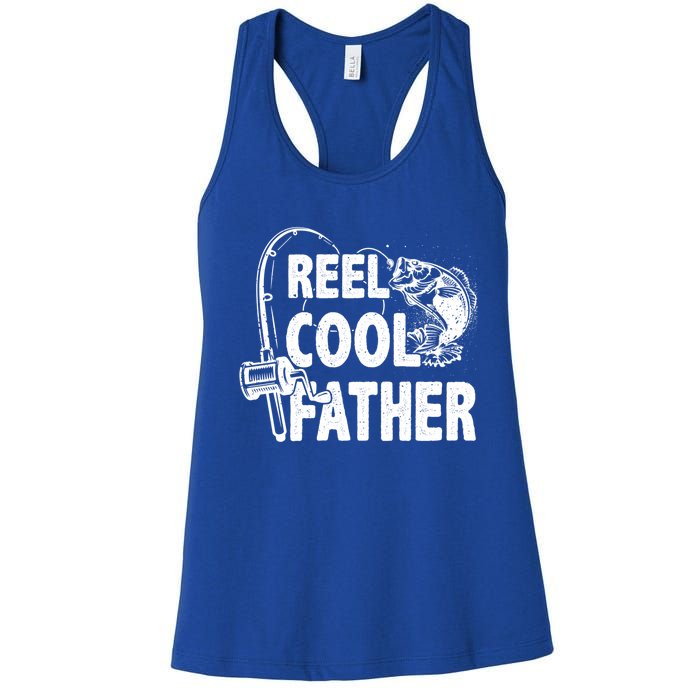 Family Lover Reel Cool Father Fishing Fisher Fisher Gift Women's Racerback Tank