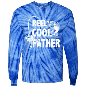 Family Lover Reel Cool Father Fishing Fisher Fisher Gift Tie-Dye Long Sleeve Shirt